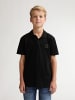 Petrol Industries Piqué-Poloshirt Cataviña in Schwarz
