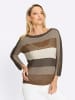 Heine Pullover in braun-sand-gemustert