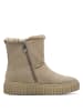 Marco Tozzi Plateau Stiefeletten in Beige