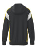 erima Kinder Trainingsjacke mit Kapuze in schwarz/gelb