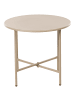Beliani Beistelltisch OVARO in Beige - (W) 50 x (H) 45 x (L) 50 cm