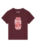 wat? Apparel T-Shirt Ballettschuhe in Weinrot