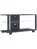 ebuy24 TV Tisch FolasL 5 Schwarz 90 x 41 cm