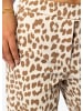 SASSYCLASSY Jersey Chino in Leo-Print in Hellbeige I Offwhite