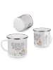 Mr. & Mrs. Panda Teetasse Otter Stein mit Spruch in Grau Pastell