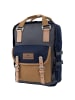 Doughnut Macaroon Happy Camper - Rucksack 14" in nautical