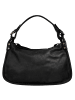 Samantha Look Handtasche echt Leder in schwarz