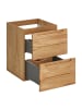 home24 home24 Waschtischunterschrank 42 cm aus massiver Eiche & furnierter Spanplatte in Eiche, 42 x 54 x 42 cm in Eiche