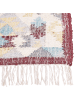 Beliani Geflochtener Teppich FENER in Bunt/Beige/Rot - (W) 80 x (H) 0.6 x (L) 150 cm