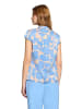 BETTY & CO Bluse in blau beige