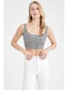 DeFacto Crop-Top CROPPED FIT in Schwarz