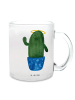 Mr. & Mrs. Panda Teetasse Kaktus Heilig ohne Spruch in Transparent
