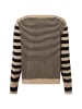 MARC CAIN SPORTS  Pullover in beige schwarz - 0001