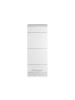 ebuy24 Badmöbelset Linus (4-teilig) Weiß 106 x 34 cm