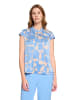 BETTY & CO Bluse in blau beige