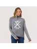 Krimson Klover Strickpullover Off-Piste Turtleneck in heather grey