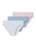Schiesser Slip 955 Multi in rosa, blau, weiß-blau-rosa gestreift