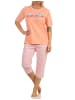 NORMANN CapriSchlafanzug Hose "New York City Loving" - 65216 in apricot