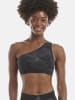 adidas Bustier ASYMETRIC BRALETTE in schwarz