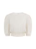myMo Damen Sweatpullover in Wollweiss