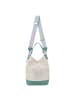 Fritzi aus Preußen Limited Painted Straw Schultertasche 27 cm in silver jade