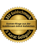 GoldDream Goldring 333 Gelbgold - 8 Karat, 3er Zirkonia Größe 58 (18,5)