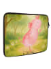 Mr. & Mrs. Panda Laptop Sleeve Axolotl Tanzen Design ohne Spruch in Weiß