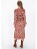 IZIA Dress in red multicolor