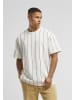 Urban Classics T-Shirt in offwhite/white/black