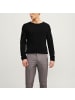 Jack and Jones JJEHILL Knit Crew Neck in Schwarz