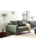 Beliani 2-Sitzer Sofa LAURILA in Grün/Braun - (W) 170 x (H) 71 x (L) 92 cm