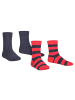 Falke Socken 2er Pack in Blau/Rot