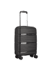 D&N Travel Line 4300 4 Rollen Kabinentrolley S 55 cm in schwarz