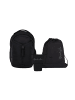 Satch Schulrucksack-Set MATCH "Blackjack" 3-teilig in Schwarz