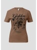 QS T-Shirt in 88D0_braun