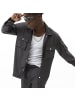 COFI 1453 HemdjackeKnöpfen und Taschen langarm Overshirt Anthrazit S in Anthrazit