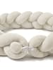 nordic coast company  Bettschlange geflochten, waschbar, feste Enden, extra breit Jersey