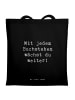 Mr. & Mrs. Panda Umhängetasche Spruch Schulanfang Inspiration mi... in Schwarz