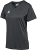 Hummel Hummel T-Shirt Hmlauthentic Multisport Damen Atmungsaktiv Feuchtigkeitsabsorbierenden in ASPHALT