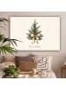 OnlyWow Leinwand Bilder Sandfarben