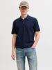 Jack & Jones Gestricktes Polo in Sky Captain