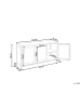 Beliani Vitrine NEWPORT in Weiß - (W) 115 x (H) 65 x (L) 35 cm