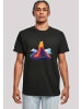 F4NT4STIC T-Shirt Vulkanausbruch in schwarz