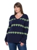 Ulla Popken Pullover in tintenblau