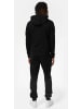 Lonsdale Trainingsanzug "Yetlington" in Schwarz