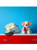 relaxdays 6 x Feuerwehrhelm in Gelb - (B)22,5x (H)24,5 x (T)28 cm