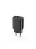 Setty Setty Ladegerät 1x USB + USB-C 3A 20W schwarz