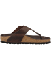Birkenstock Zehensandale Gizeh Big Buckle geöltes Naturleder in dunkelbraun