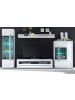 Furn.Design Wandboard weiß Hochglanz, Wandregal 200 x 20 cm