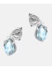 Diamant L'éternel Ohrringe aus 585 Weißgold mit Topas